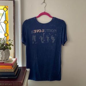 beatles graphic stretchy tee!